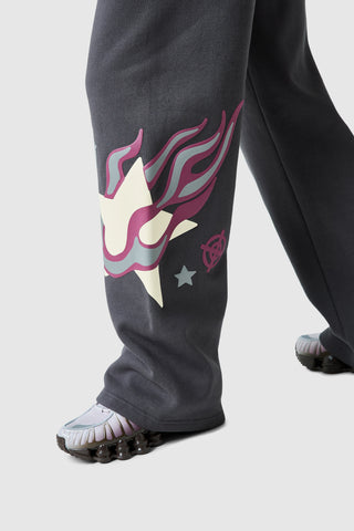 Womens Shoot For The Stars Jogger - Volcano Grey