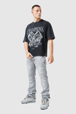 Oasis Jean - Lichtgrijs