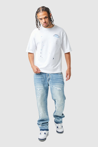 Ravi Jean - Lichtblauwe wassing