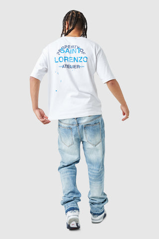 Ravi Jean - Lichtblauwe wassing