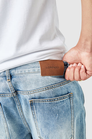 Ravi Jean - Lichtblauwe wassing