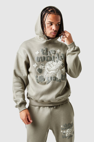 World Is Yours Hood - Kaki