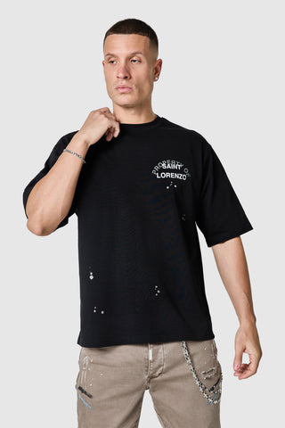 St Lorenzo Painter Tee 2.0 - Black