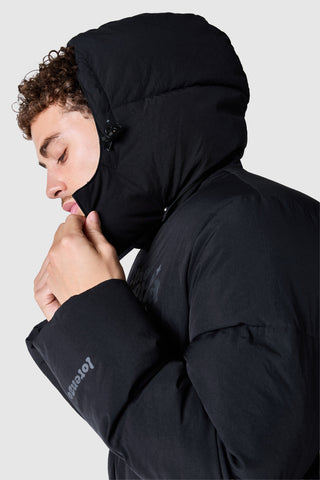 World Is Yours Puffer Jacket - Black