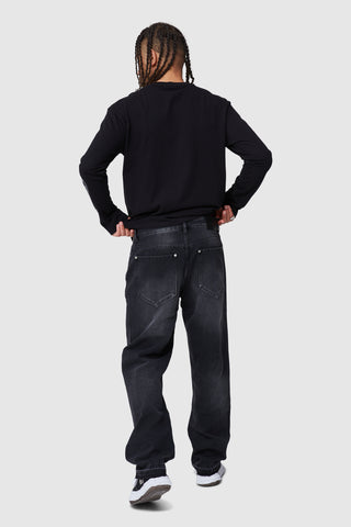 RIGID RELAXED JEAN - BLACK