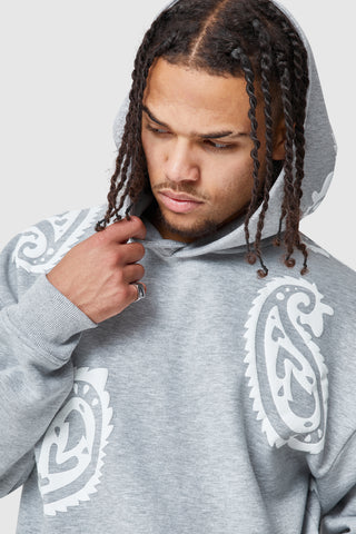 PAISLEY TRACKSUIT - GREY