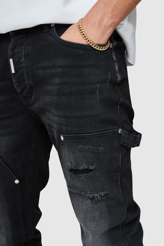 CARPENTER SLIM JEAN - BLACK