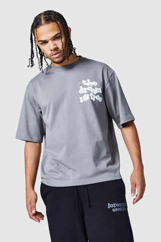 Dream Is Free 2.0 Tee - Steel