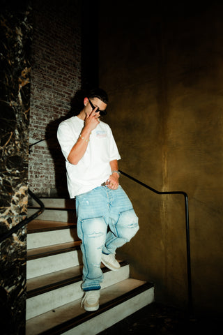 Xavier Jean - Blauwe steenwas